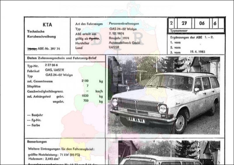 Personenkraftwagen GAS 24-02 Wolga