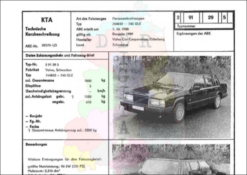 Personenkraftwagen 744842 - 740 GLE