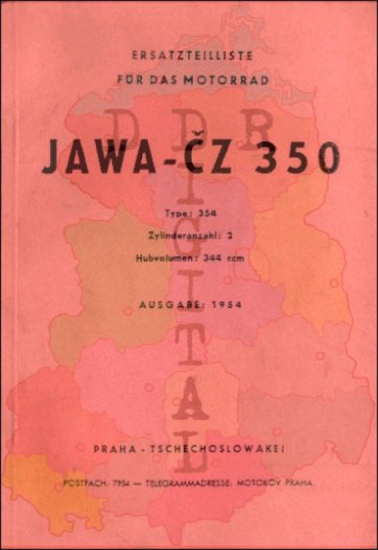 Motorrad JAWA - CZ 350