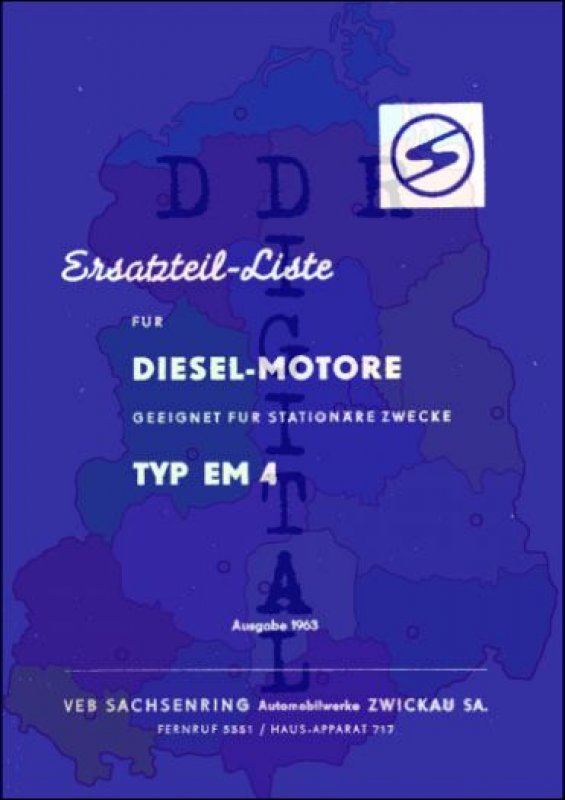 Diesel-Motore Typ EM 4