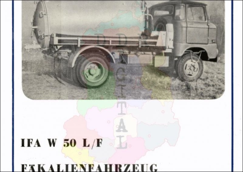 IFA W 50 L/F Fäkalienfahrzeug