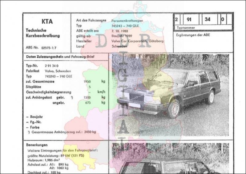 Personenkraftwagen 745243 - 740 GLE