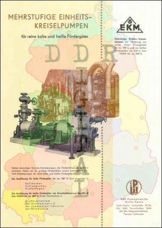 Mehrstufige Einheits-Kreiselpumpen