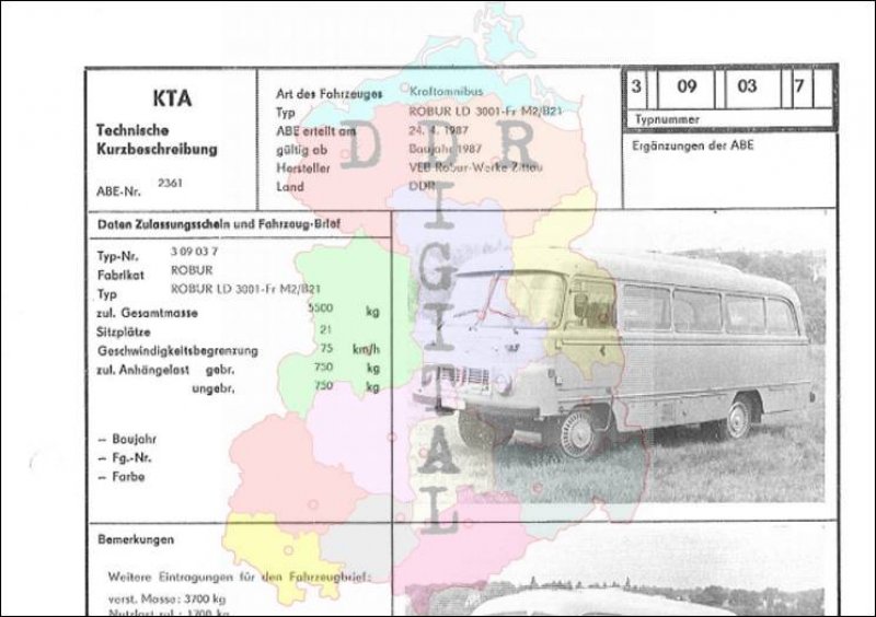 Kraftomnibus Robur LD 3001 - Fr M2/B21