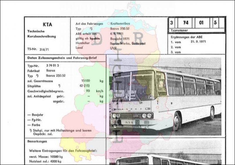 Kraftomnibus Ikarus 250.52
