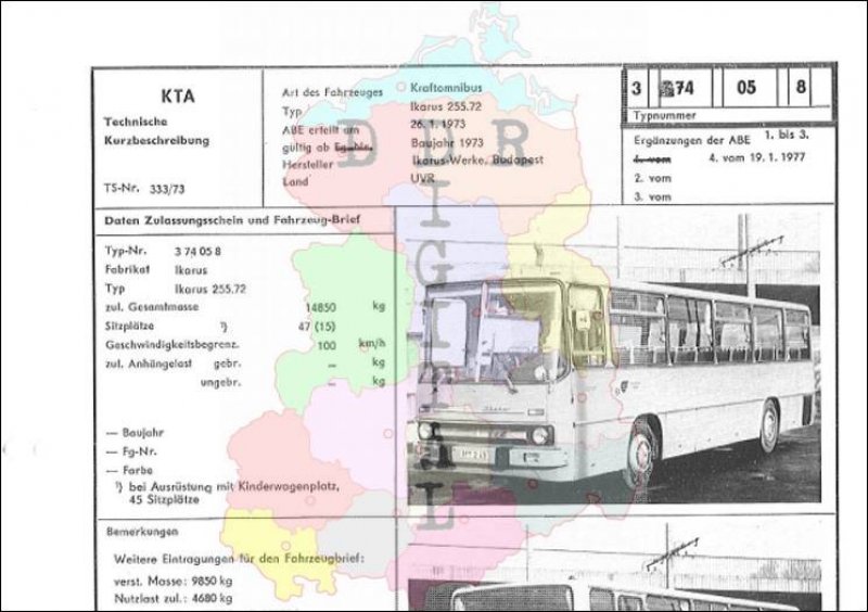 Kraftomnibus Ikarus 255.72