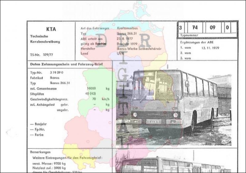 Kraftomnibus Ikarus 266.31