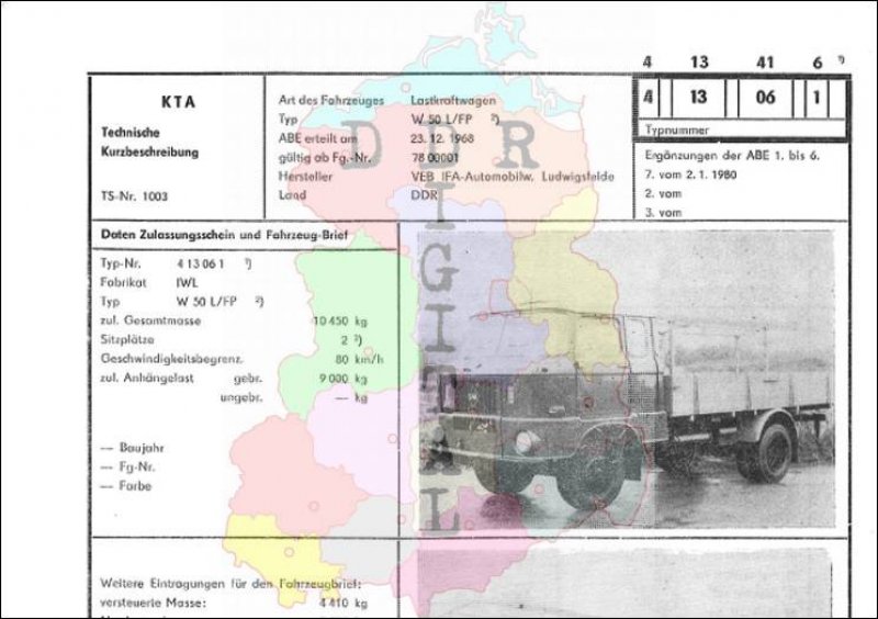 Lastkraftwagen W 50 L/FPS