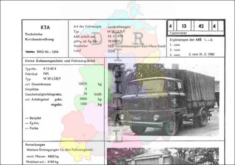 Lastkraftwagen W 50 L/LB/F