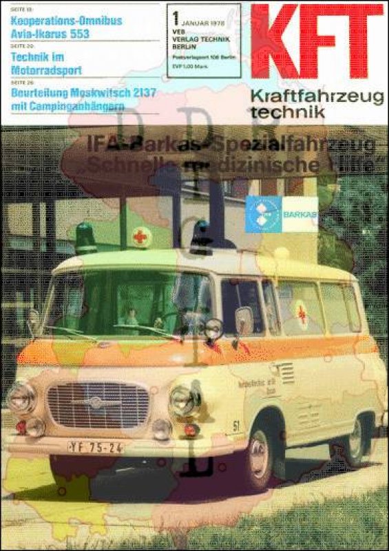 Kraftfahrzeugtechnik 1978/01