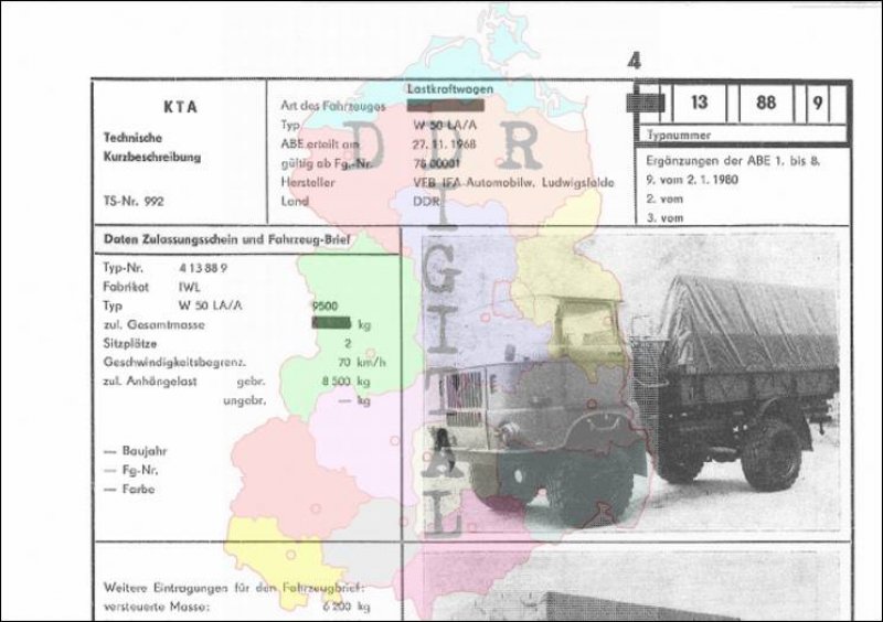 Lastkraftwagen W 50 LA/A