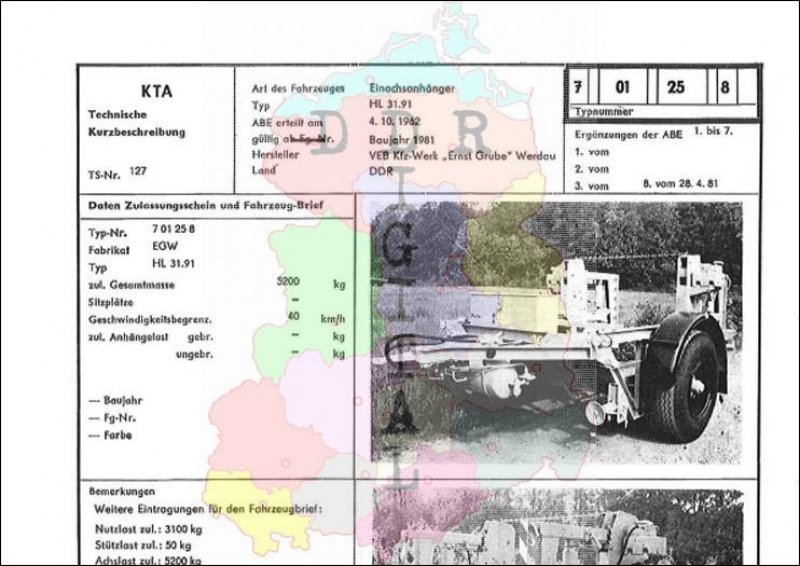 Einachsanhänger HL 31.91