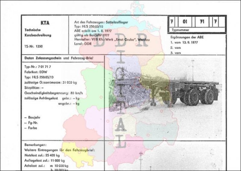 Sattelauflieger HLS 250.05/10