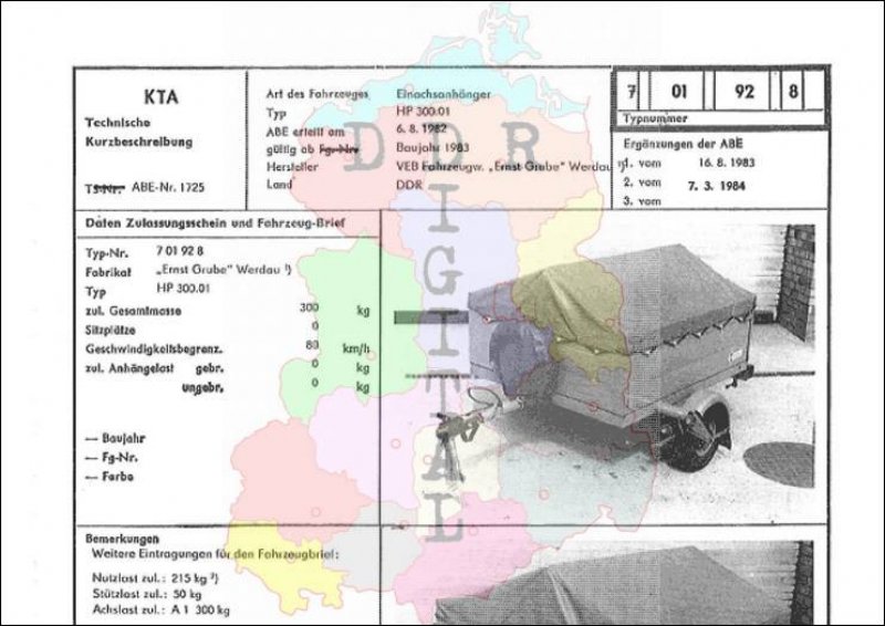 Einachsanhänger HP 300.01