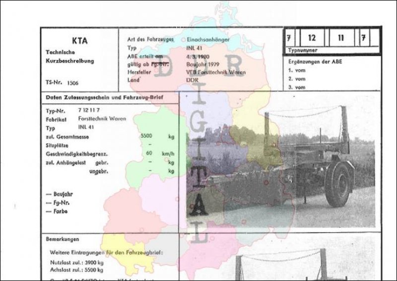 Einachsanhänger INL 41