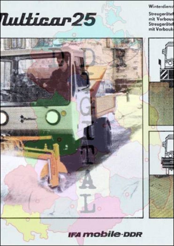 IFA Multicar 25 Winterdienstfahrzeuge