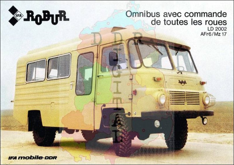 IFA ROBUR LD 2002 AFr 6/ Mz 17 - Omnibus