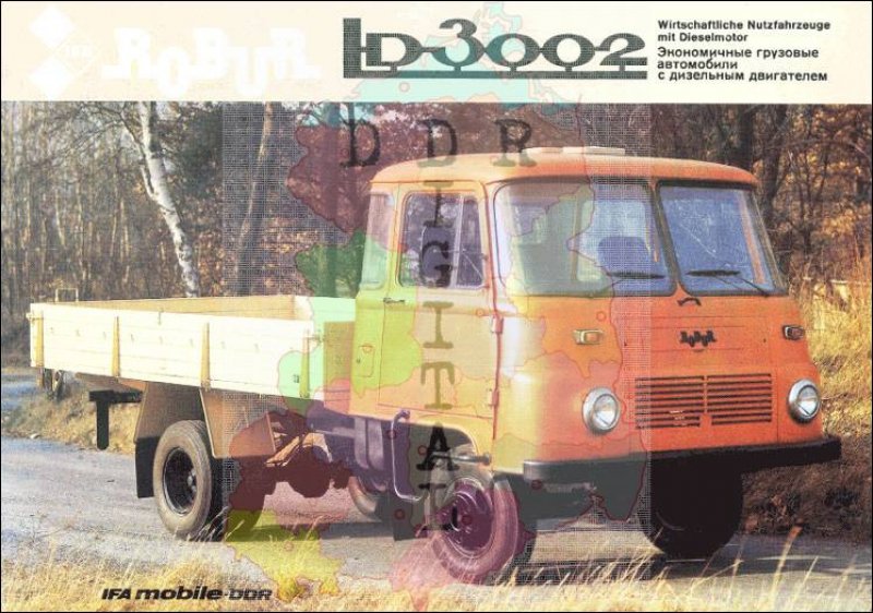 IFA ROBUR LD 3002, Wirtschaftliche Nutzfahrzeuge mit Dieselmotor
