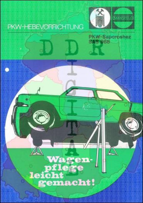 Bedienungsanleitung PKW-Hebevorrichtung PKW Saporoshez