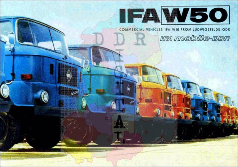 Lastkraftwagen IFA W 50 aus Ludwigsfelde