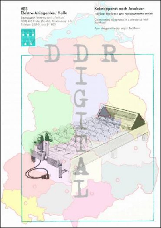 Katalog Keimapparat nach Jacobsen