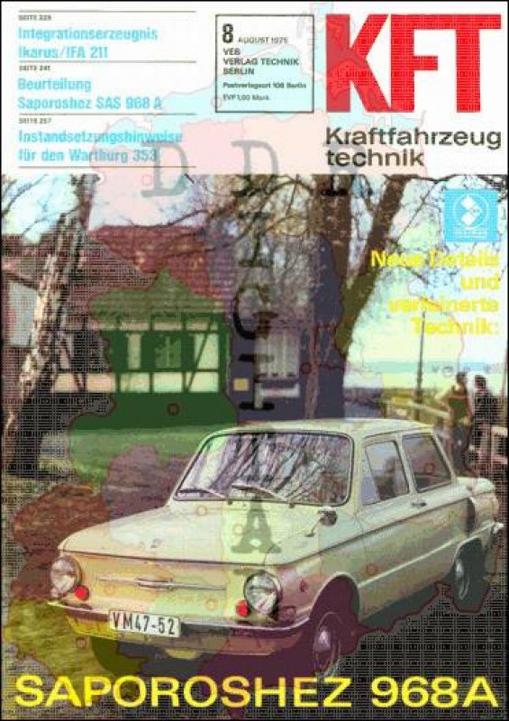 Kraftfahrzeugtechnik 1975/08
