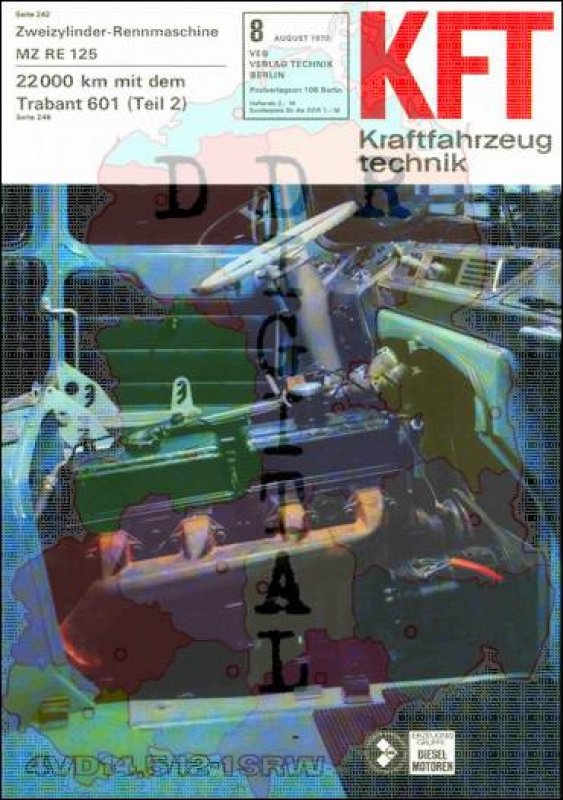 Kraftfahrzeugtechnik 1970/08