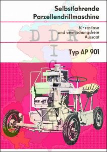 Selbstfahrende Parzellendrillmaschine AP 901