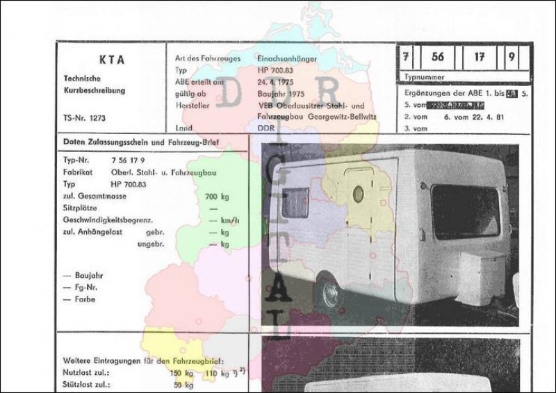 Einachsanhänger HP 700.83