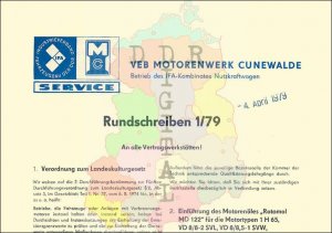 Rundschreiben 1/79