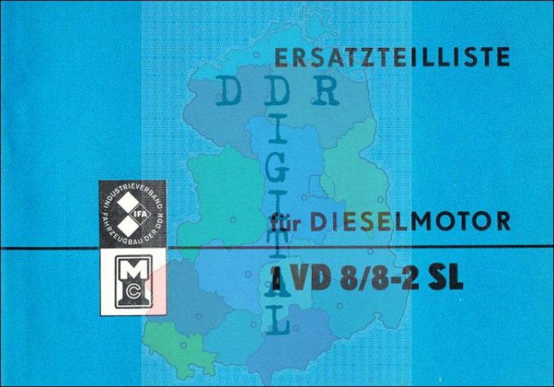 Dieselmotor 1 VD 8/8-2 SL