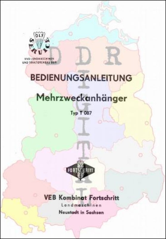 Mehrzweckanhänger Typ T 087