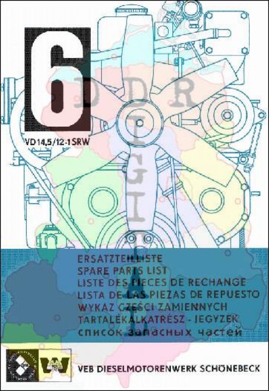 Dieselmotor 6 VD 14,5/12-1 SRW