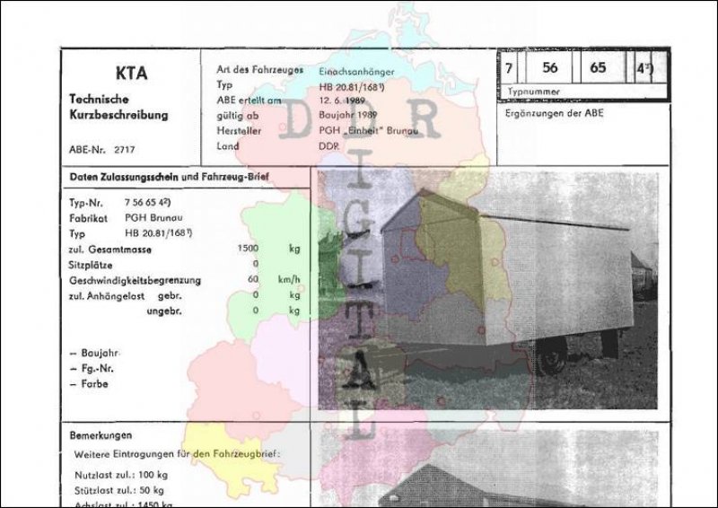 Einachsanhänger HB 20.81/181