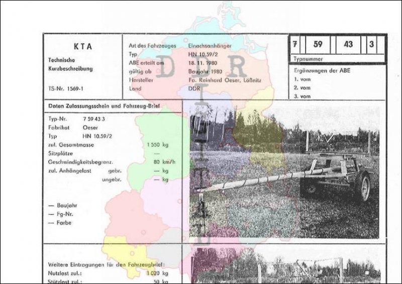 Einachsanhänger HN 10.59/2