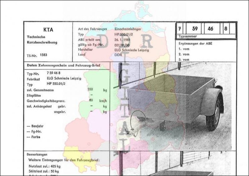 Einachsanhänger HP 500.01/2