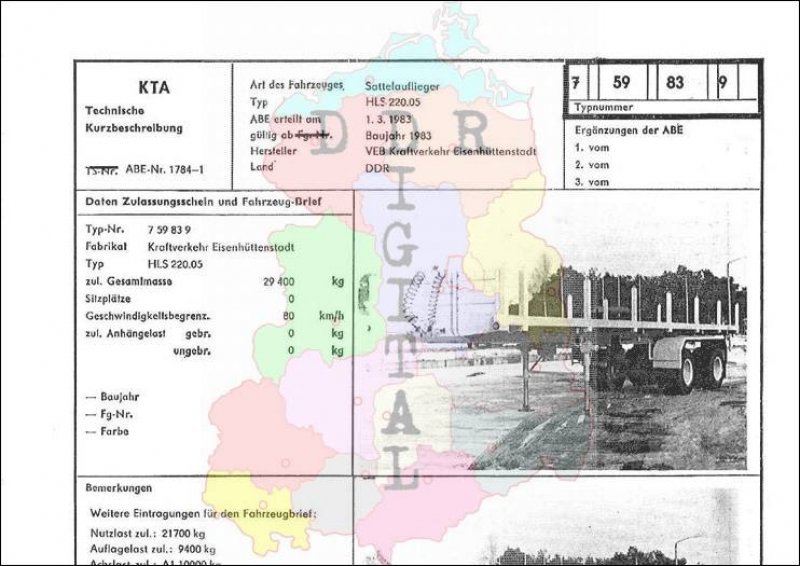 Sattelauflieger HLS 220.05