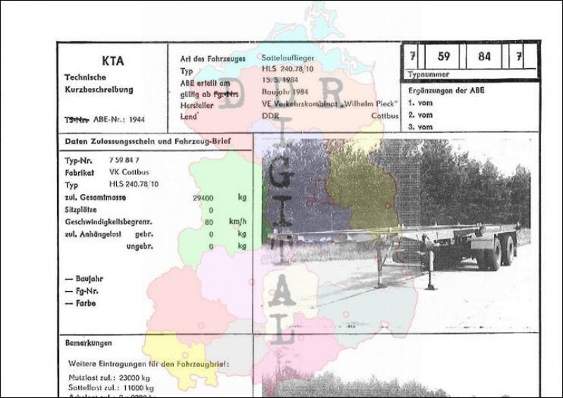 Sattelauflieger HLS 240.78/10