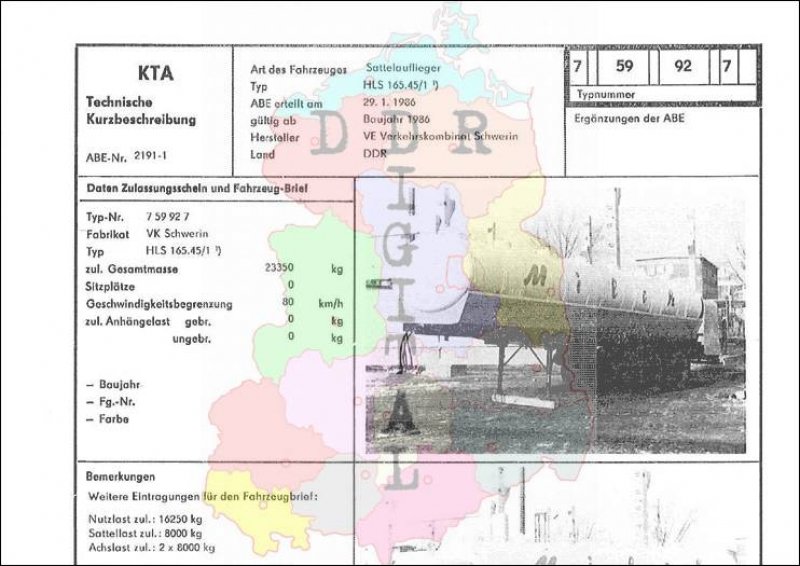 Sattelauflieger HLS 165.45/1