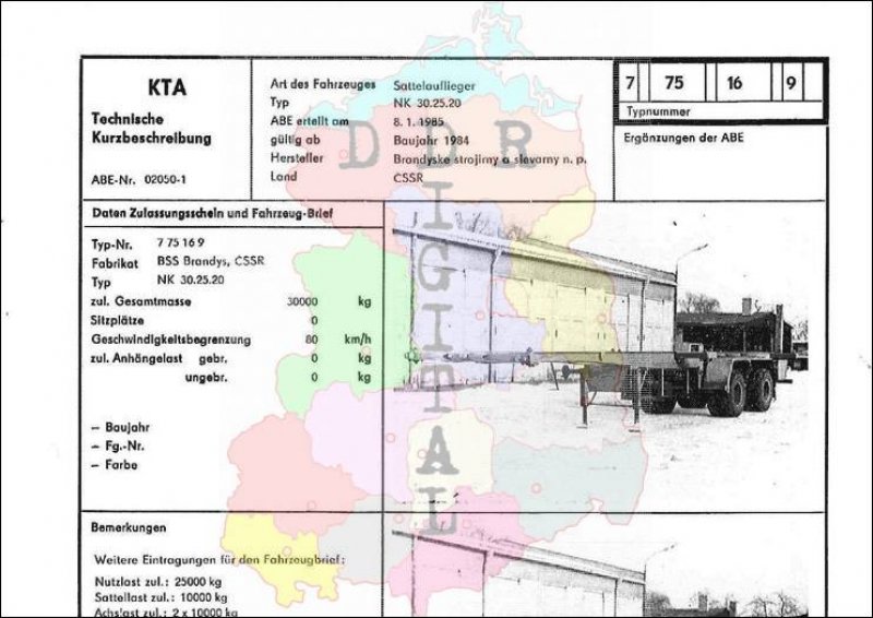 Sattelauflieger NK 30.25.20
