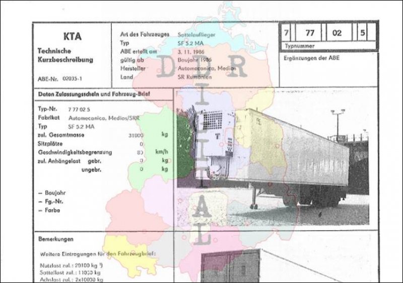 Sattelauflieger SF 5.2 MA