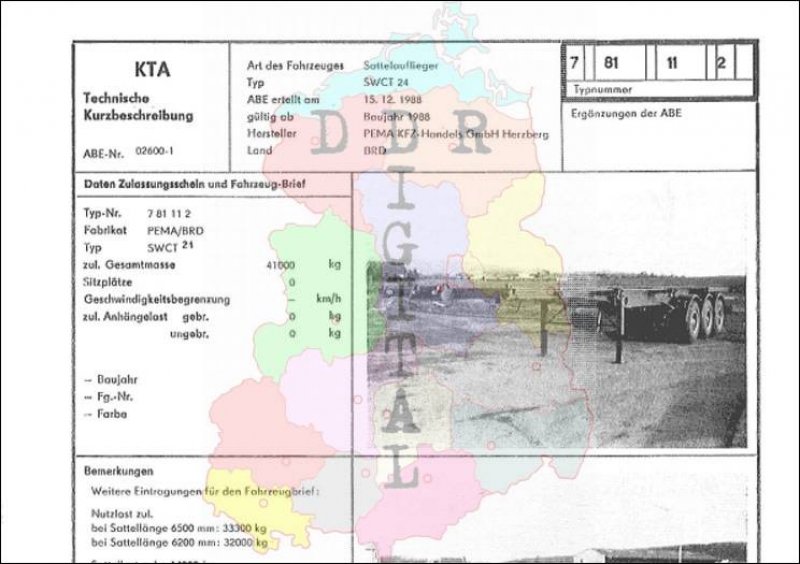 Sattelauflieger SWCT 24