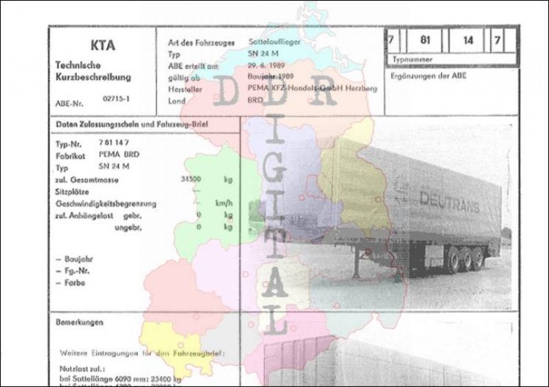 Sattelauflieger SN 24 M