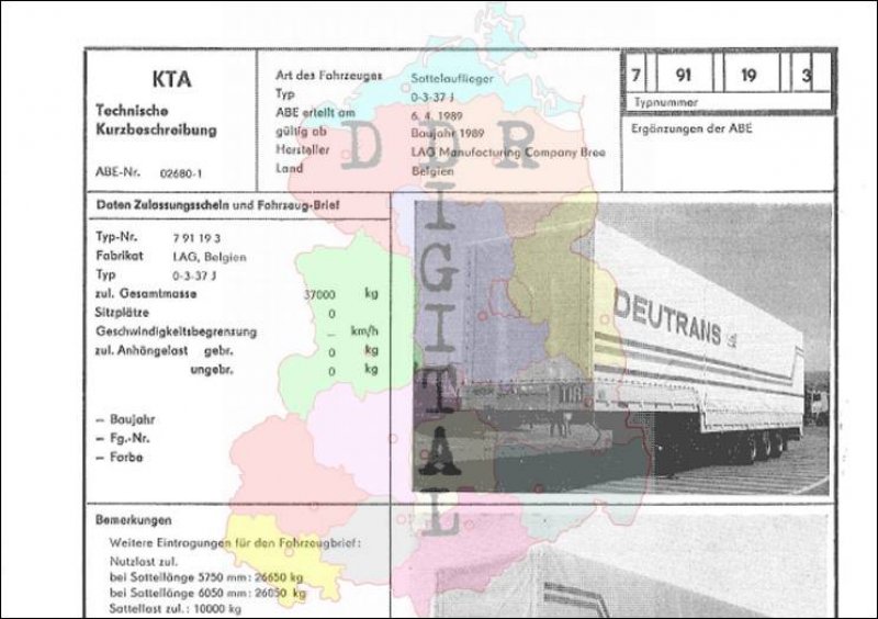 Sattelauflieger 0-3-37 J
