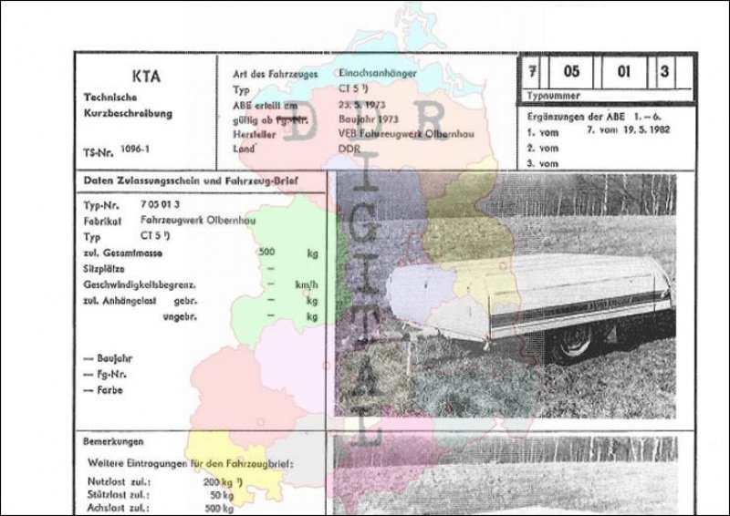 Einachsanhänger CT 5