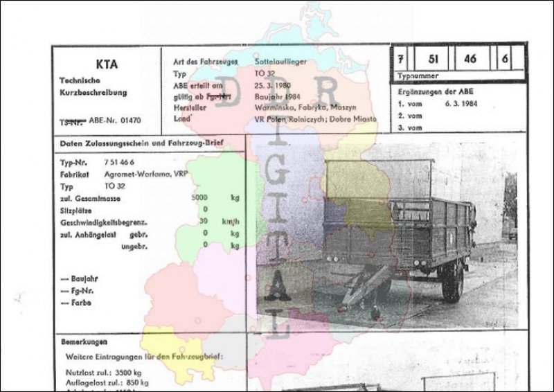 Sattelauflieger TO 32