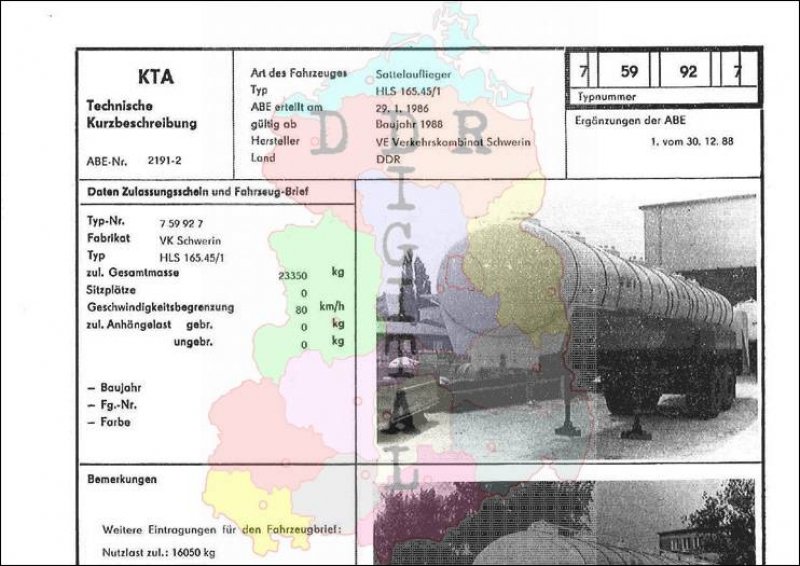 Sattelauflieger HLS 165.45/1