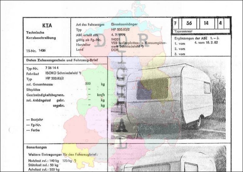 Einachsanhänger HP 500.83/2