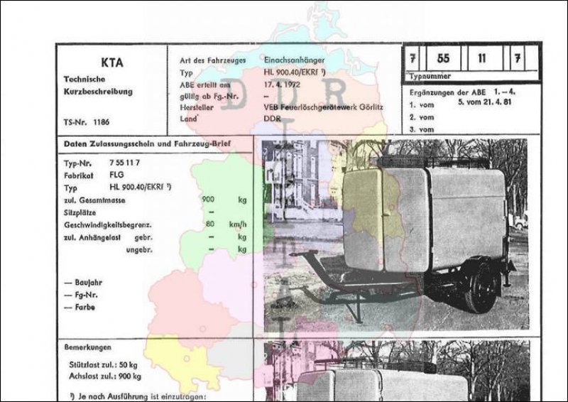 Einachsanhänger HL 900.40/BLA