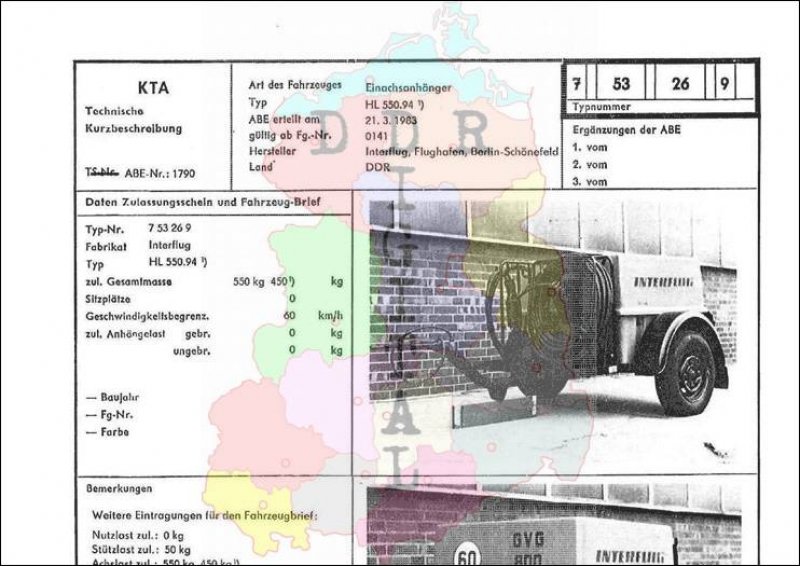 Einachsanhänger HL 550.94